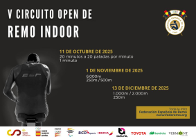 1ª prueba del Circuito Open de Remo Indoor